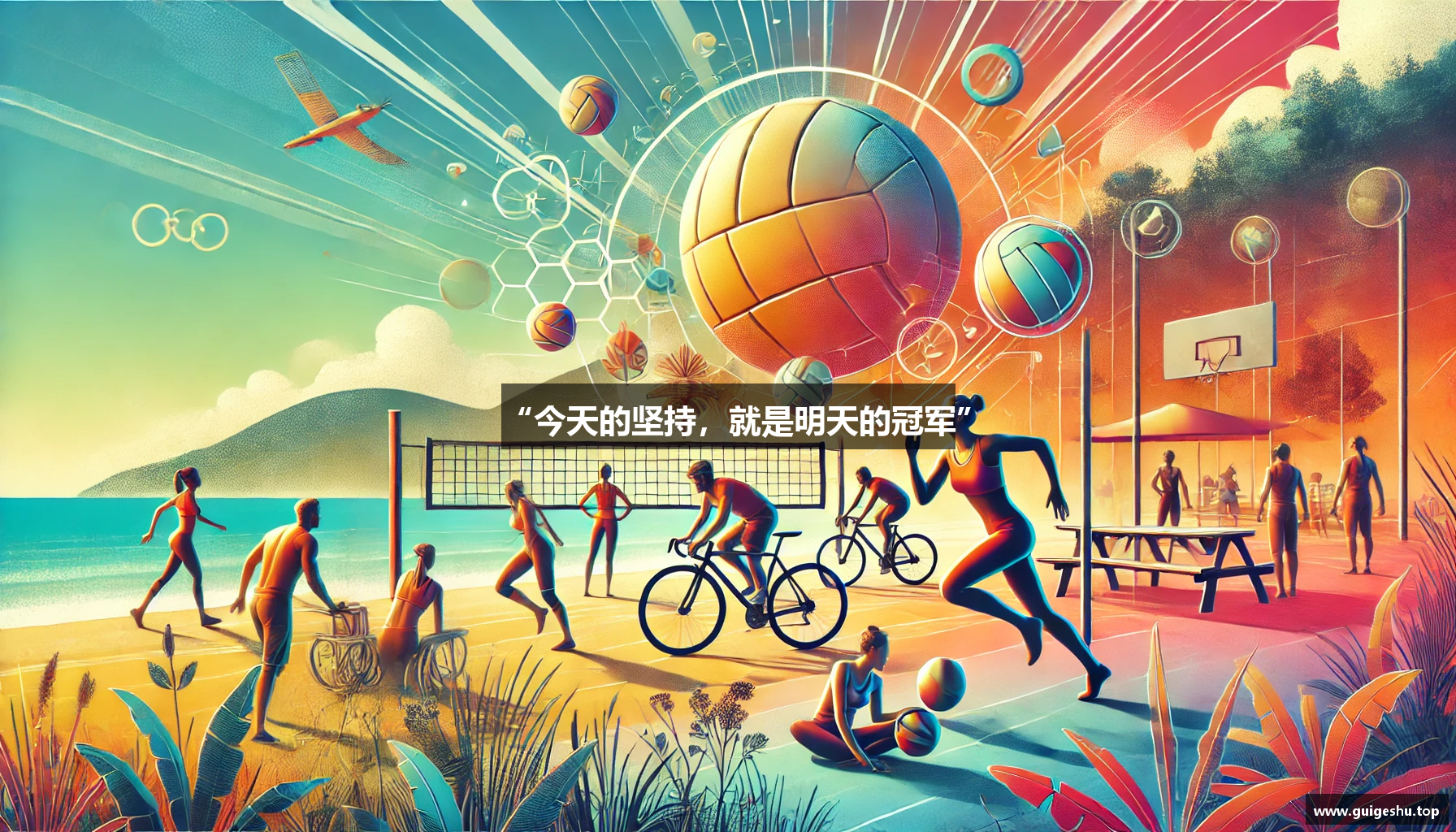 “今天的坚持，就是明天的冠军”